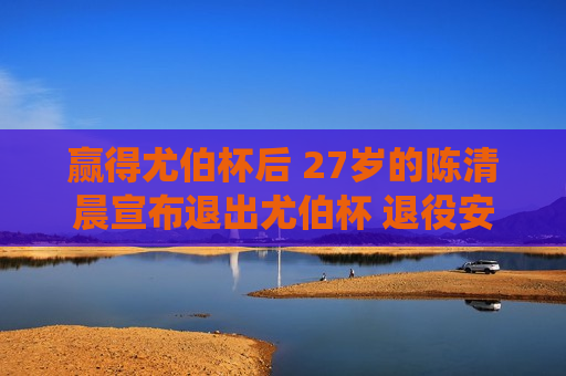 赢得尤伯杯后 27岁的陈清晨宣布退出尤伯杯 退役安排被曝光 林丹也送上祝福